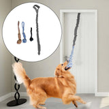 Maxbell Dog Outdoor Bungee Hanging Toy Interactive Durable Tugger Tether Tug Toy Grey