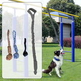 Maxbell Dog Outdoor Bungee Hanging Toy Interactive Durable Tugger Tether Tug Toy Grey