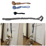 Maxbell Dog Outdoor Bungee Hanging Toy Interactive Durable Tugger Tether Tug Toy Grey
