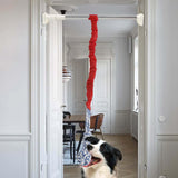 Maxbell Dog Outdoor Bungee Hanging Toy Interactive Durable Tugger Tether Tug Toy Red