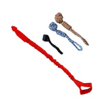 Maxbell Dog Outdoor Bungee Hanging Toy Interactive Durable Tugger Tether Tug Toy Red