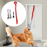 Maxbell Dog Outdoor Bungee Hanging Toy Interactive Durable Tugger Tether Tug Toy Red