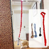 Maxbell Dog Outdoor Bungee Hanging Toy Interactive Durable Tugger Tether Tug Toy Red