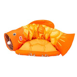 Maxbell Cat Tunnel Pet Interactive Toy Washable Cushion with Ball for Hedgehog Yellow
