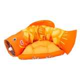 Maxbell Cat Tunnel Pet Interactive Toy Washable Cushion with Ball for Hedgehog Yellow
