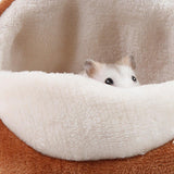 Maxbell Guinea Pig House Warm Bed Slippers Hamster Nest for Hamster Rat Chinchilla Bear