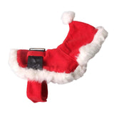 Maxbell Small Dog Cat Costume Pet Winter Coat Red Santa Festive Clothe for Small Dogs XS
