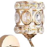 Maxbell Wall Sconce Light Crystal Lighting Fixtures Wall Mounted Lamp for Bedroom StyleA