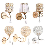 Maxbell Wall Sconce Light Crystal Lighting Fixtures Wall Mounted Lamp for Bedroom StyleA