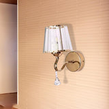 Maxbell Wall Sconce Light Crystal Lighting Fixtures Wall Mounted Lamp for Bedroom StyleG