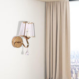Maxbell Wall Sconce Light Crystal Lighting Fixtures Wall Mounted Lamp for Bedroom StyleG