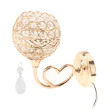 Maxbell Wall Sconce Light Crystal Lighting Fixtures Wall Mounted Lamp for Bedroom StyleE