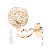 Maxbell Wall Sconce Light Crystal Lighting Fixtures Wall Mounted Lamp for Bedroom StyleE