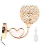 Maxbell Wall Sconce Light Crystal Lighting Fixtures Wall Mounted Lamp for Bedroom StyleE