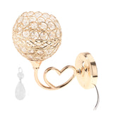Maxbell Wall Sconce Light Crystal Lighting Fixtures Wall Mounted Lamp for Bedroom StyleE