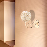 Maxbell Wall Sconce Light Crystal Lighting Fixtures Wall Mounted Lamp for Bedroom StyleE