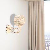 Maxbell Wall Sconce Light Crystal Lighting Fixtures Wall Mounted Lamp for Bedroom StyleE
