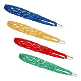 Maxbell Chicken Vegetable String Bag Fruit Treat Feeder with Hook for Goose Poultry blue