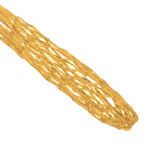 Maxbell Chicken Vegetable String Bag Fruit Treat Feeder with Hook for Goose Poultry yellow