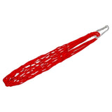 Maxbell Chicken Vegetable String Bag Fruit Treat Feeder with Hook for Goose Poultry red