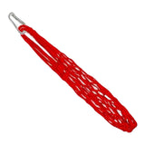 Maxbell Chicken Vegetable String Bag Fruit Treat Feeder with Hook for Goose Poultry red