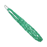 Maxbell Chicken Vegetable String Bag Fruit Treat Feeder with Hook for Goose Poultry green