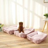 Maxbell Cooling Dog Bed Summer Ice Feeling Cat Pet Pad Breathable Mat Comfortable Pink S