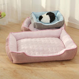 Maxbell Cooling Dog Bed Summer Ice Feeling Cat Pet Pad Breathable Mat Comfortable Pink S