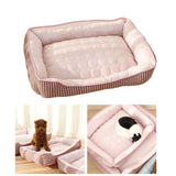 Maxbell Cooling Dog Bed Summer Ice Feeling Cat Pet Pad Breathable Mat Comfortable Pink S