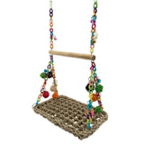 Maxbell Bird Wooden Perch Stand Swing Parrot Pet Budgie Cage Hanging Toy