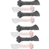 Maxbell Pet Canned Spoon Storage Jar Opener Tool Mini Spatula Feeder Accessories Orange