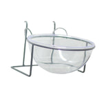 Maxbell Pet Feeder Bowl Hanging Dog Bowl Acrylic Cat Dog Slow Feeder Bowl Removable