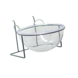 Maxbell Pet Feeder Bowl Hanging Dog Bowl Acrylic Cat Dog Slow Feeder Bowl Removable