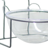 Maxbell Pet Feeder Bowl Hanging Dog Bowl Acrylic Cat Dog Slow Feeder Bowl Removable