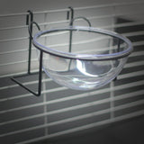 Maxbell Pet Feeder Bowl Hanging Dog Bowl Acrylic Cat Dog Slow Feeder Bowl Removable