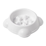 Maxbell Large Dog Food Pet Healthy Feeder Dish Anti Gulp Choke Non Slip white