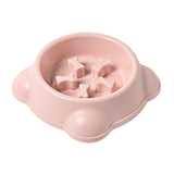 Maxbell Large Dog Food Pet Healthy Feeder Dish Anti Gulp Choke Non Slip pink