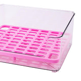 Maxbell Rabbit Litter Box Potty Trainer Plastic for Ferret Hamster Small Animal Pink 30cmx22cmx13cm