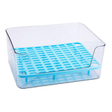 Maxbell Rabbit Litter Box Potty Trainer Plastic for Ferret Hamster Small Animal Blue 41cmx31cmx17cm
