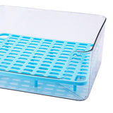 Maxbell Rabbit Litter Box Potty Trainer Plastic for Ferret Hamster Small Animal Blue 41cmx31cmx17cm