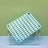 Maxbell Rabbit Litter Box Potty Trainer Plastic for Ferret Hamster Small Animal Blue 41cmx31cmx17cm