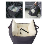 Maxbell Portable Dog Car Seat Booster Seat Small Medium Dogs Pet Carrier Outdoor Gray