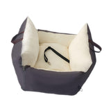 Maxbell Portable Dog Car Seat Booster Seat Small Medium Dogs Pet Carrier Outdoor Gray