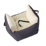 Maxbell Portable Dog Car Seat Booster Seat Small Medium Dogs Pet Carrier Outdoor Gray