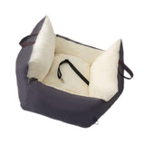 Maxbell Portable Dog Car Seat Booster Seat Small Medium Dogs Pet Carrier Outdoor Gray