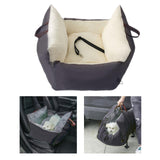 Maxbell Portable Dog Car Seat Booster Seat Small Medium Dogs Pet Carrier Outdoor Gray
