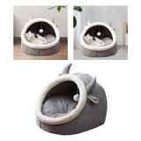 Maxbell Large Cat Beds with Ball Cushion Basket Warm Portable for Kitten Cattle M