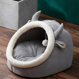 Maxbell Large Cat Beds with Ball Cushion Basket Warm Portable for Kitten Cattle M