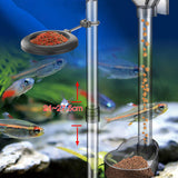 Maxbell Feeding Tube Transparent Dish Tray for Clams Fish Tank Aquarium Accessories