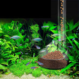 Maxbell Feeding Tube Transparent Dish Tray for Clams Fish Tank Aquarium Accessories